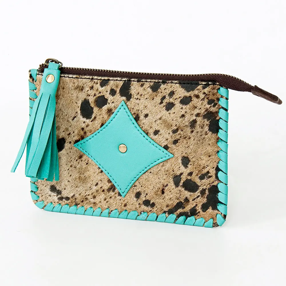 American Darling Coin Purse Hair On Genuine Leather Western Women Bag |Handbag Wallet Purses 1