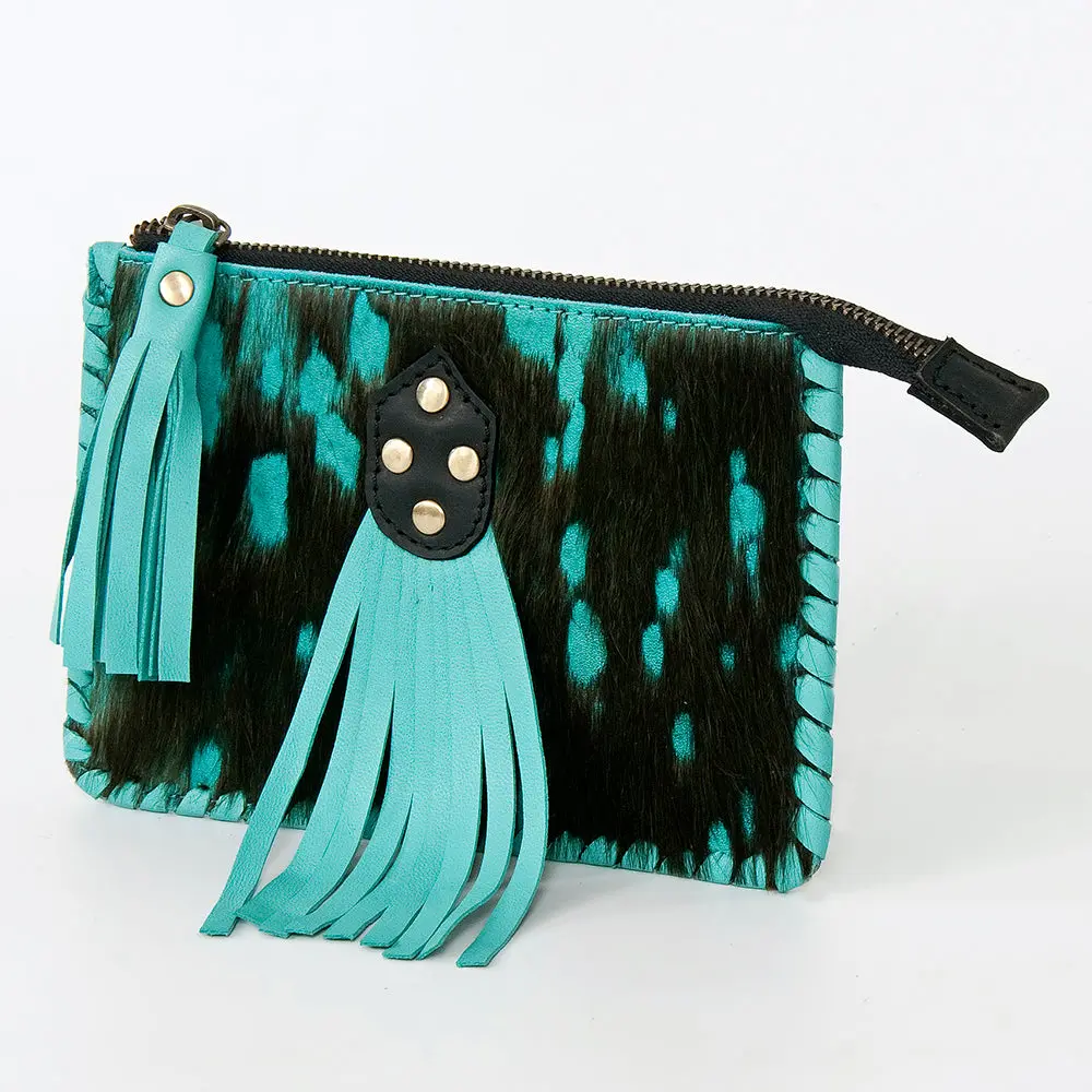 American Darling Coin Purse Hair On Genuine Leather Western Women Bag | Handbag Wallet Purses 1
