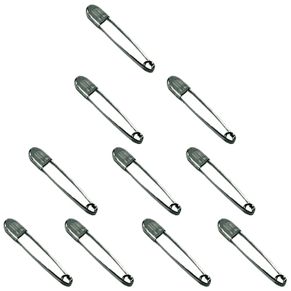 Hilason 2 1/4 Inch Bandage Safety Pin Nickel Plated 1