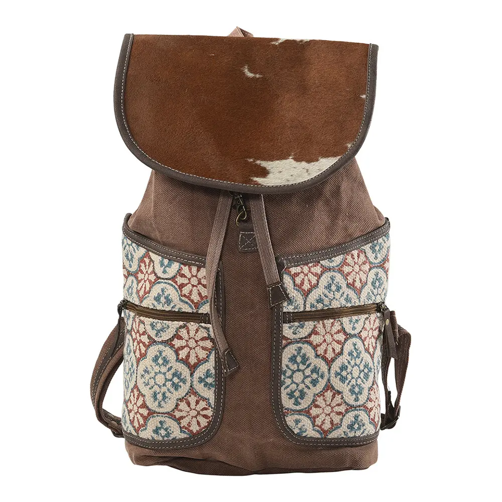 Ohlay Cross Body Upcycled Wool Canvas Embossed Hair-On Genuine Leather Women Bag Western Handbag Purse Womens Handbags 1