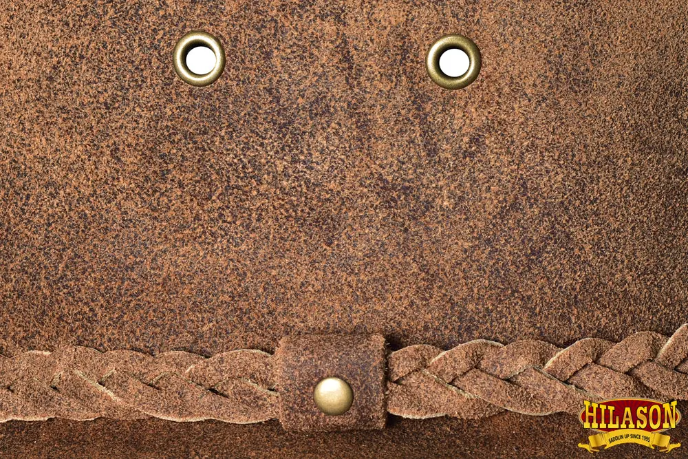 Oily Wax Cotton Tan Cowboy Hat Hilason 3