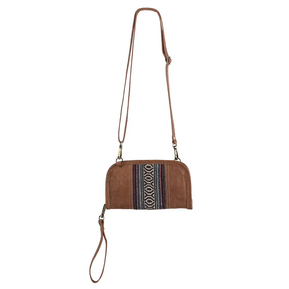 Ohlay Cross Body Upcycled Canvas Genuine Leather Women's Bag Western Handbag Purse Womens Handbags Belt For Women Purses 1