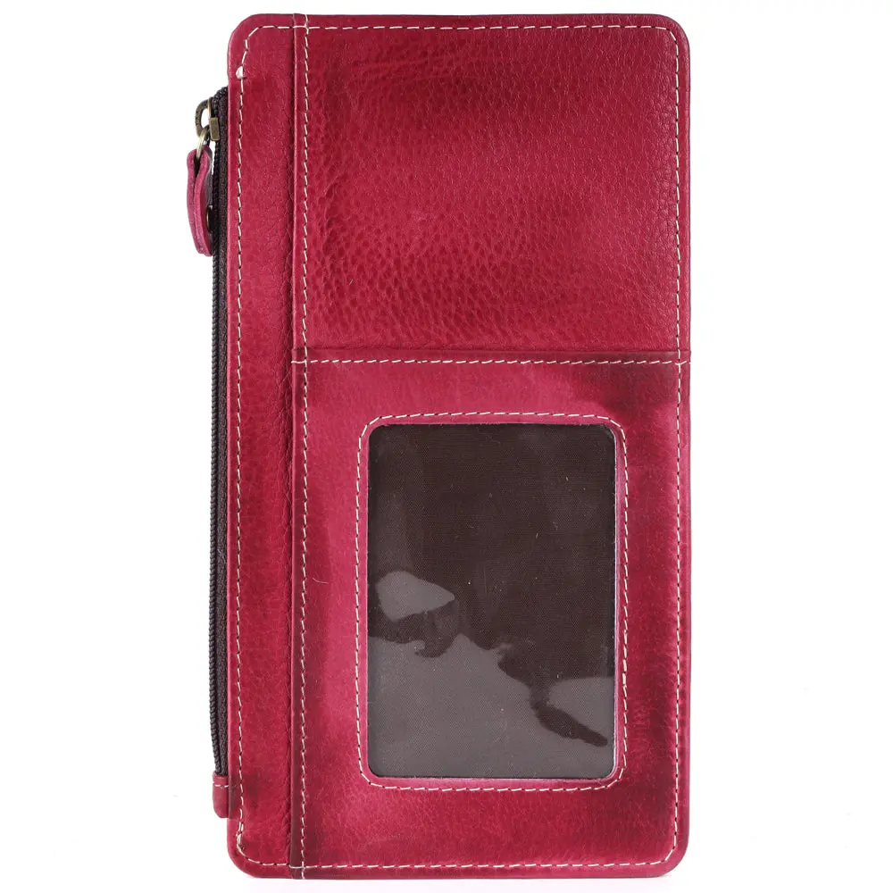 Never Mind Nmbgm132c Wallet Vintage Handmade Genuine Cowhide Leather Women Bag Western Handbag Purse 2