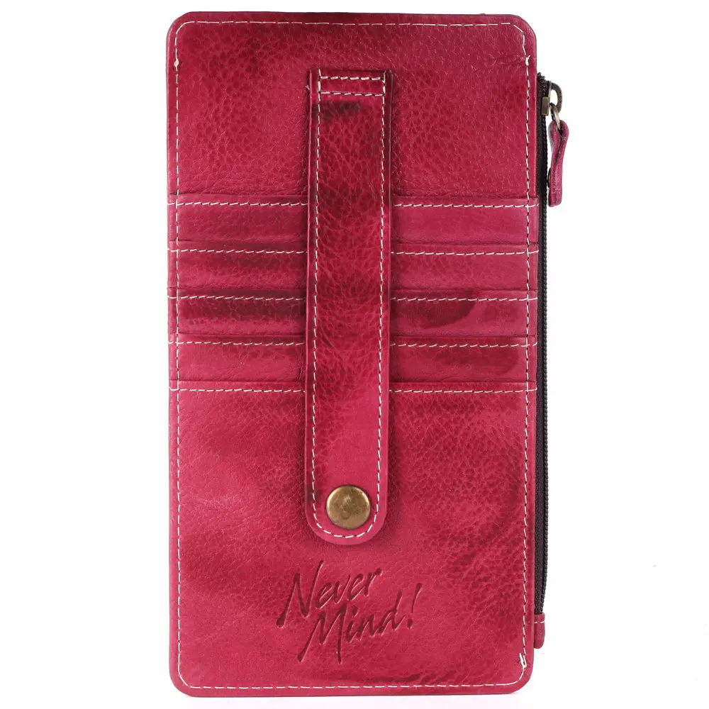 Never Mind Nmbgm132c Wallet Vintage Handmade Genuine Cowhide Leather Women Bag Western Handbag Purse 2