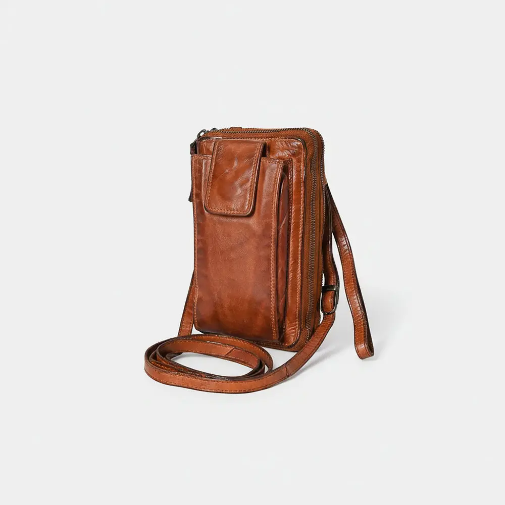 Spaghetti Western Swc213cg Sling Vintage Handmade Drum Dyed Genuine European Cowhide Leather Women Bag Western Handbag Purse 1