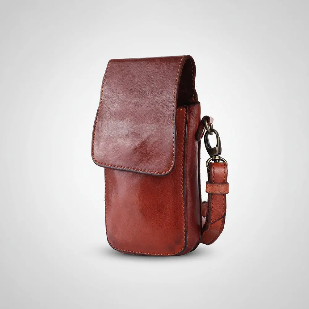 Spaghetti Western Swc214cg Sling Vintage Handmade Drum Dyed Genuine European Cowhide Leather Women Bag Western Handbag Purse 1