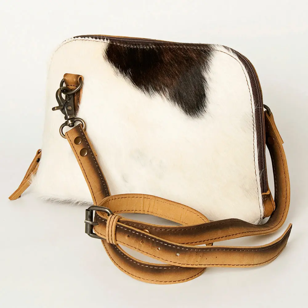 American Darling Cross Body Bag Western Hair-On Cowhide Genuine Leather Purse With Ykk Zipper And Adjustable Strap 1