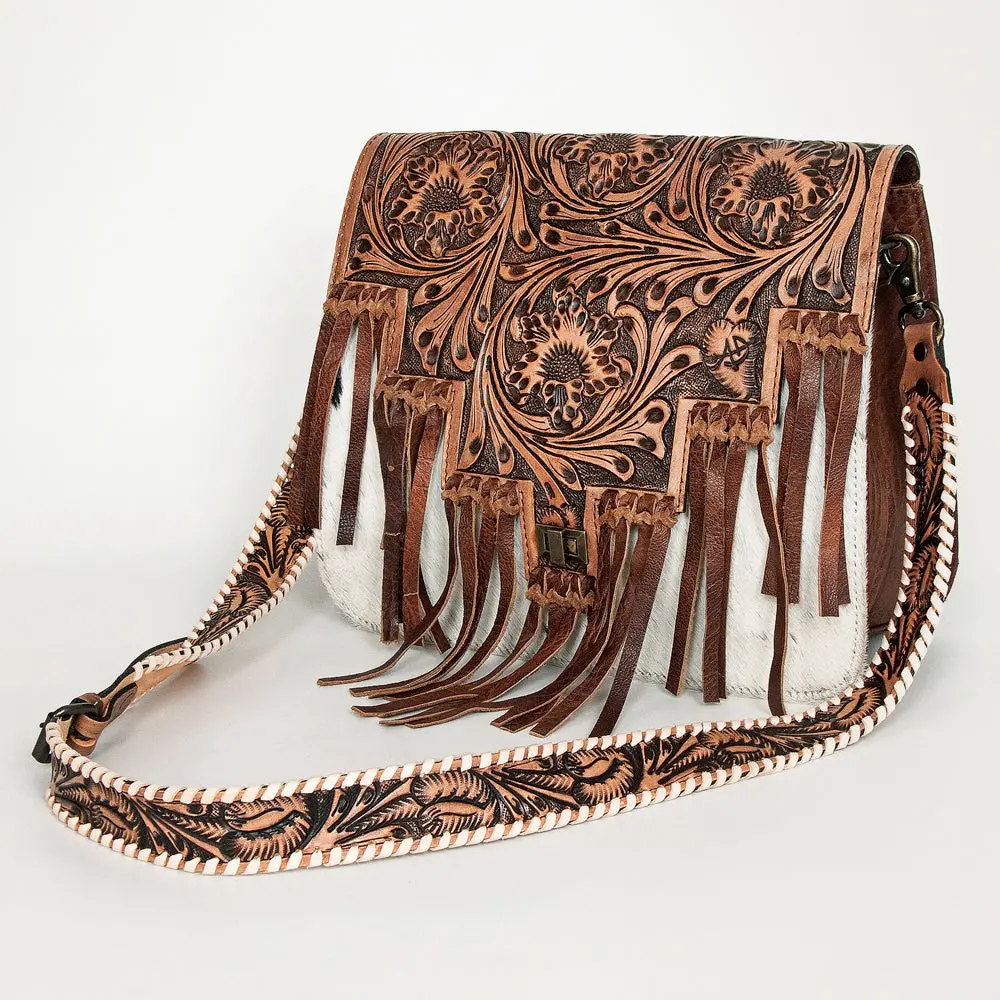 American Darling Messenger Hand Tooled Genuine Leather Western Women Bag Handbag Purse | Crossbody For Cute 1