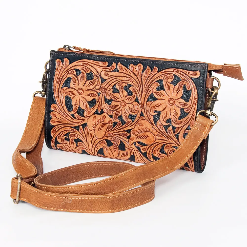 American Darling Small Crossbody Beautifully Hand Tooled Genuine Leather Women Bag Western Handbag Purse 1