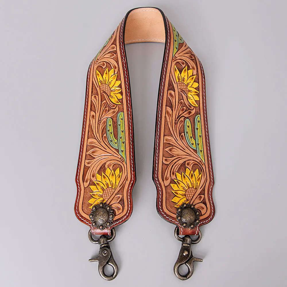 American Darling Hand Tooled Genuine Leather Crossbody Handle Strap For Bags Phone Keychain Wallet Purse Clutch Cellphone 1