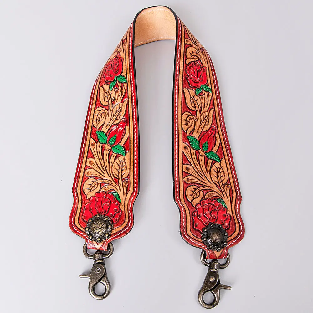 American Darling Hand Tooled Genuine Leather Crossbody Handle Strap For Bags Phone Keychain Wallet Purse Clutch Cellphone 1
