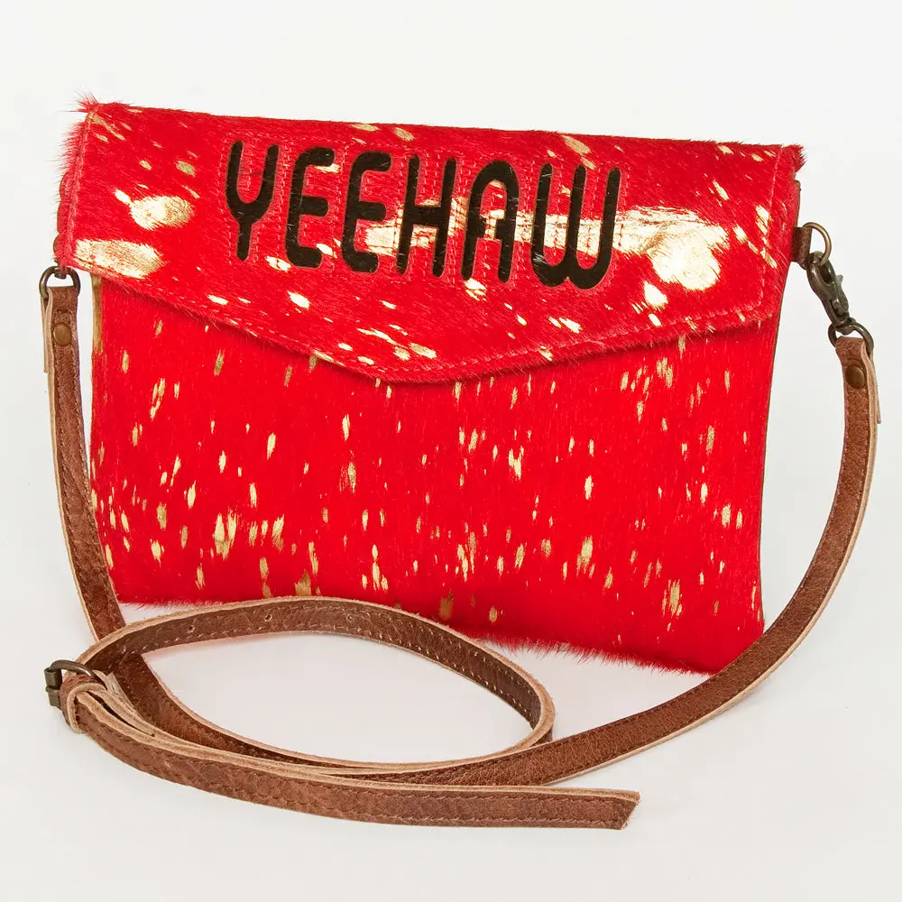 American Darling Envelope Hair-On Genuine Leather Western Women Bag Handbag Purse | For Cute 1