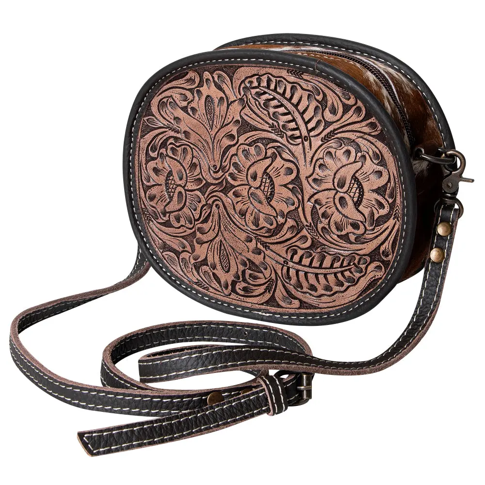Ohlay Canteen Hand Tooled Genuine Leather Women Bag Western Handbag Purse | Womens Handbags Clutch For Travel Summer 1