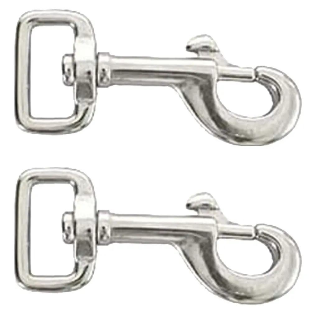 Hilason 1 Inch X 3 1/4 Die Cast Bolt Snap Nickel Plated 1