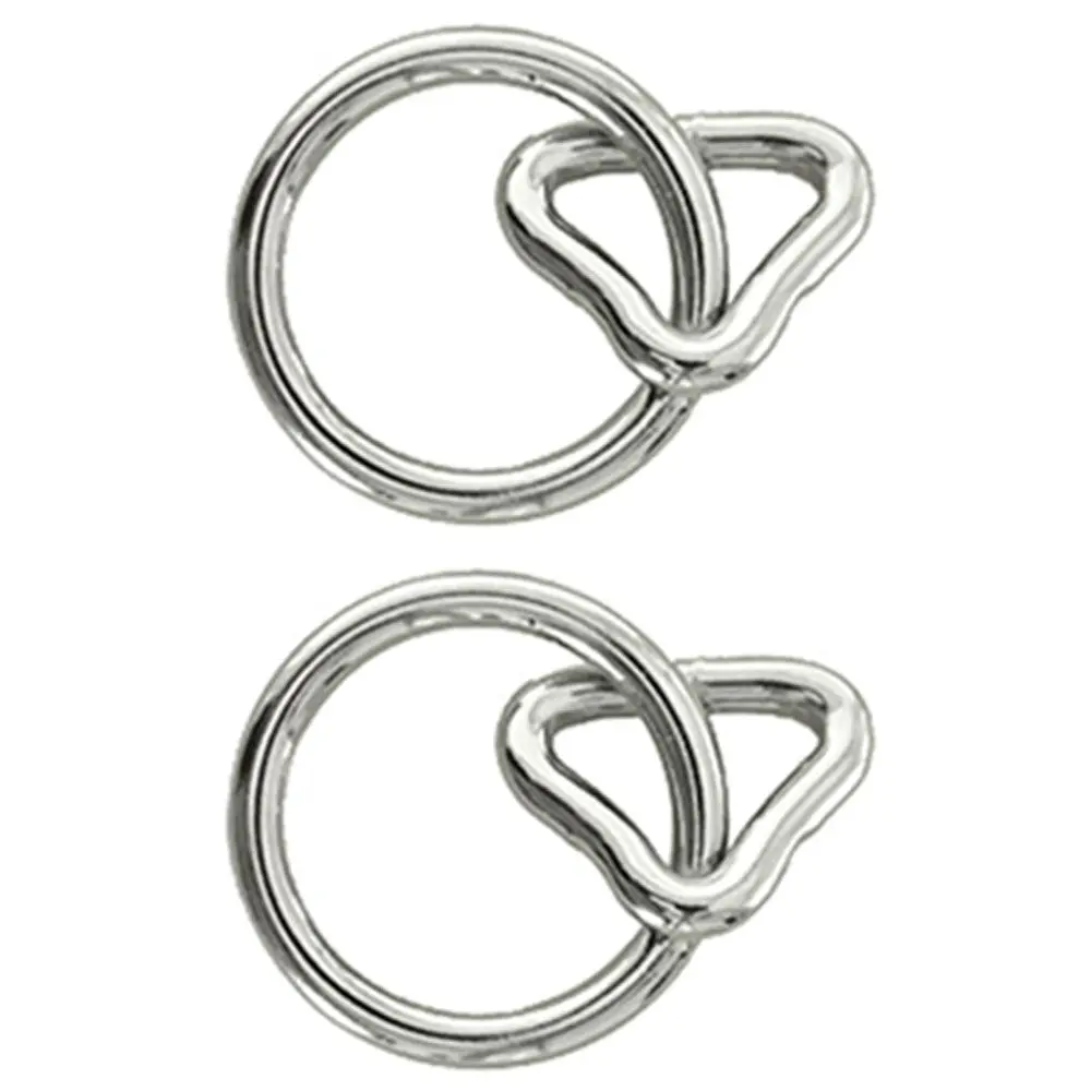 Hilason 1Inch Loop 1 1/4 Inch Ring Nickel Plated 1