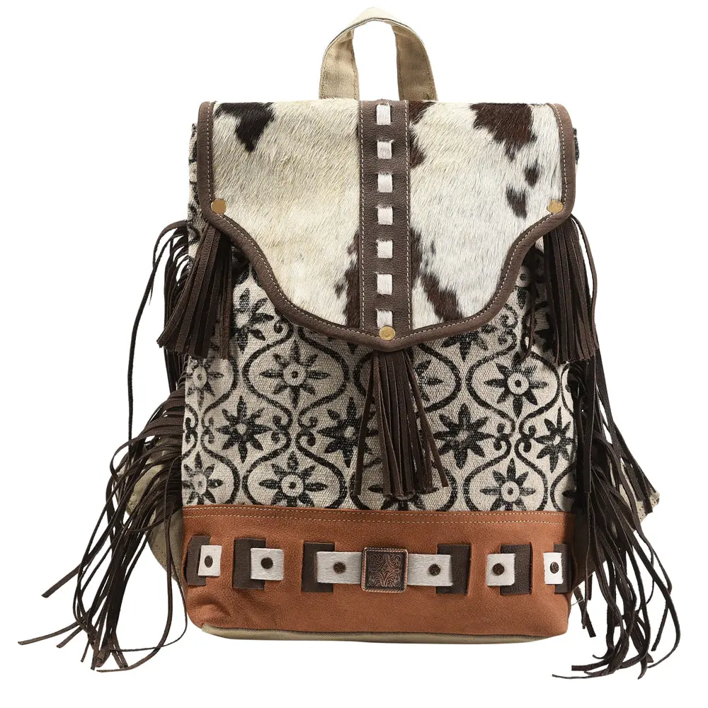 Ohlay Bucket Upcycled Wool Canvas Hair On Genuine Leather Women Bag Western Handbag Purse | Womens Handbags Belt For Summer 1