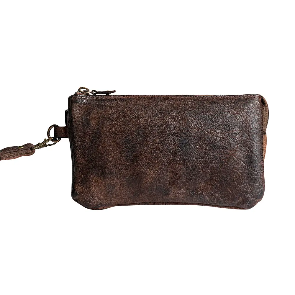 Never Mind Nmbgm122b Clutch Vintage Handmade Genuine Cowhide Leather Women Bag Western Handbag Purse 1