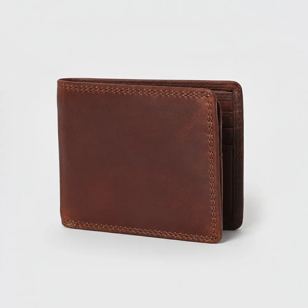 Spaghetti Western Swc431dkbrn Wallet Vintage Handmade Drum Dyed Genuine European Cowhide Leather Women Bag Western Handbag Purse 1