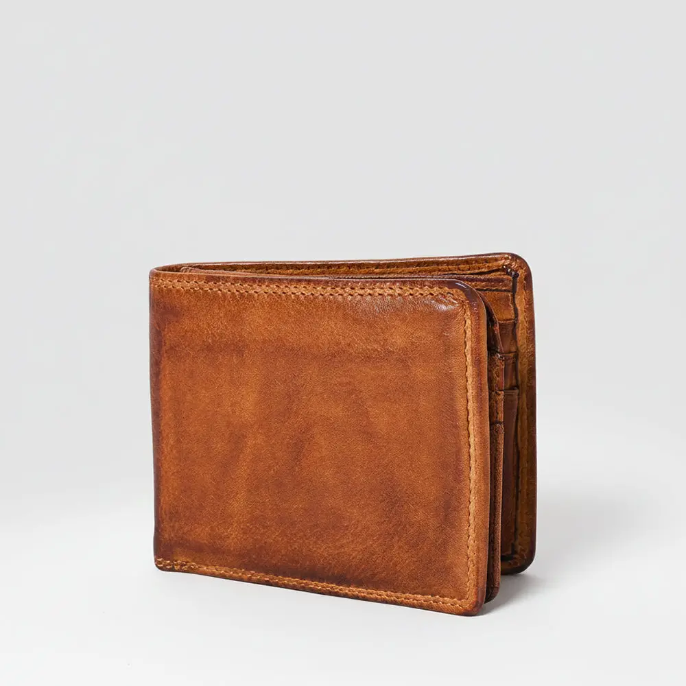 Spaghetti Western Swc442tan Wallet Vintage Handmade Drum Dyed Genuine European Cowhide Leather Women Bag Western Handbag Purse 1
