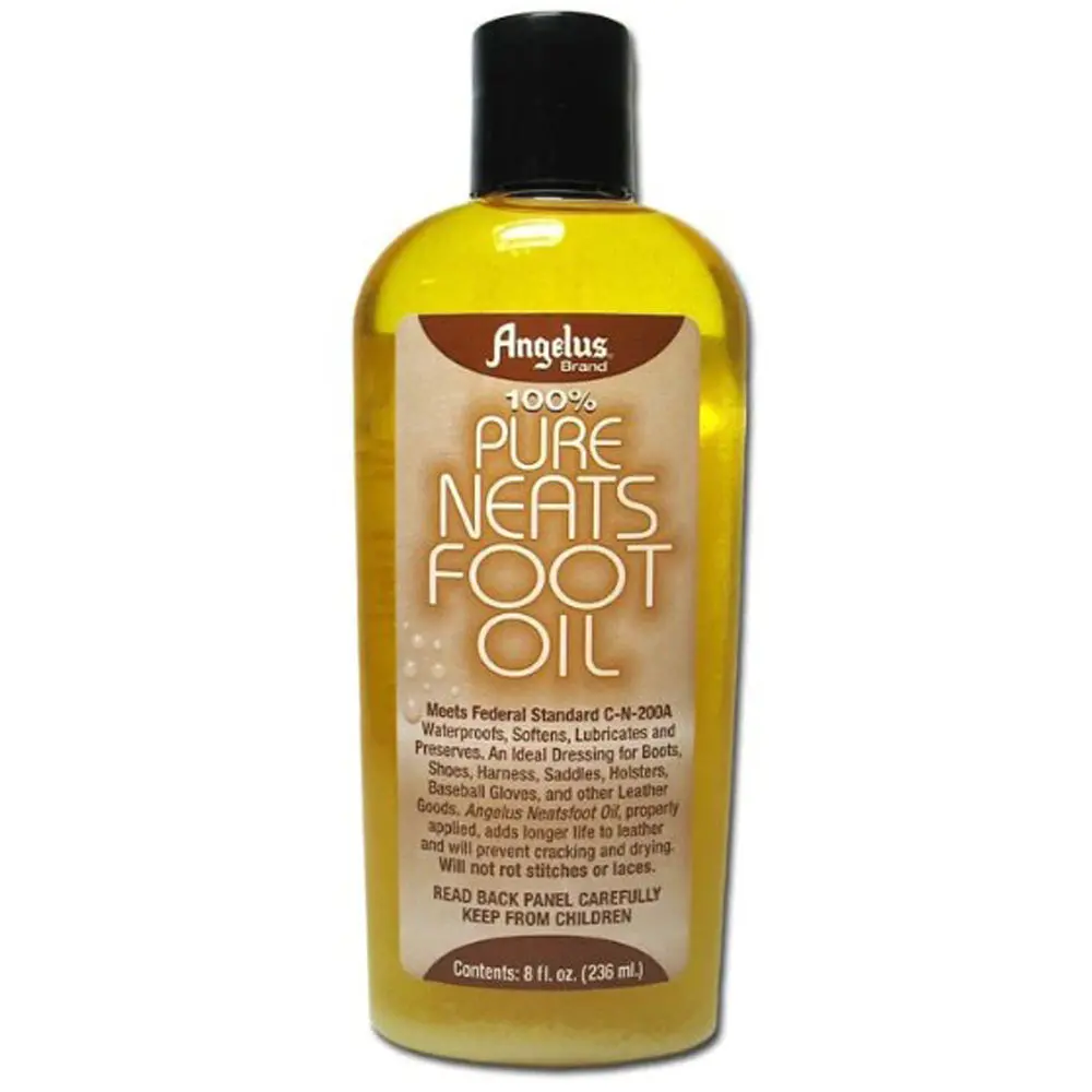 8 Oz Angelus Genuine 100% Pure Neatsfoot Oil 1