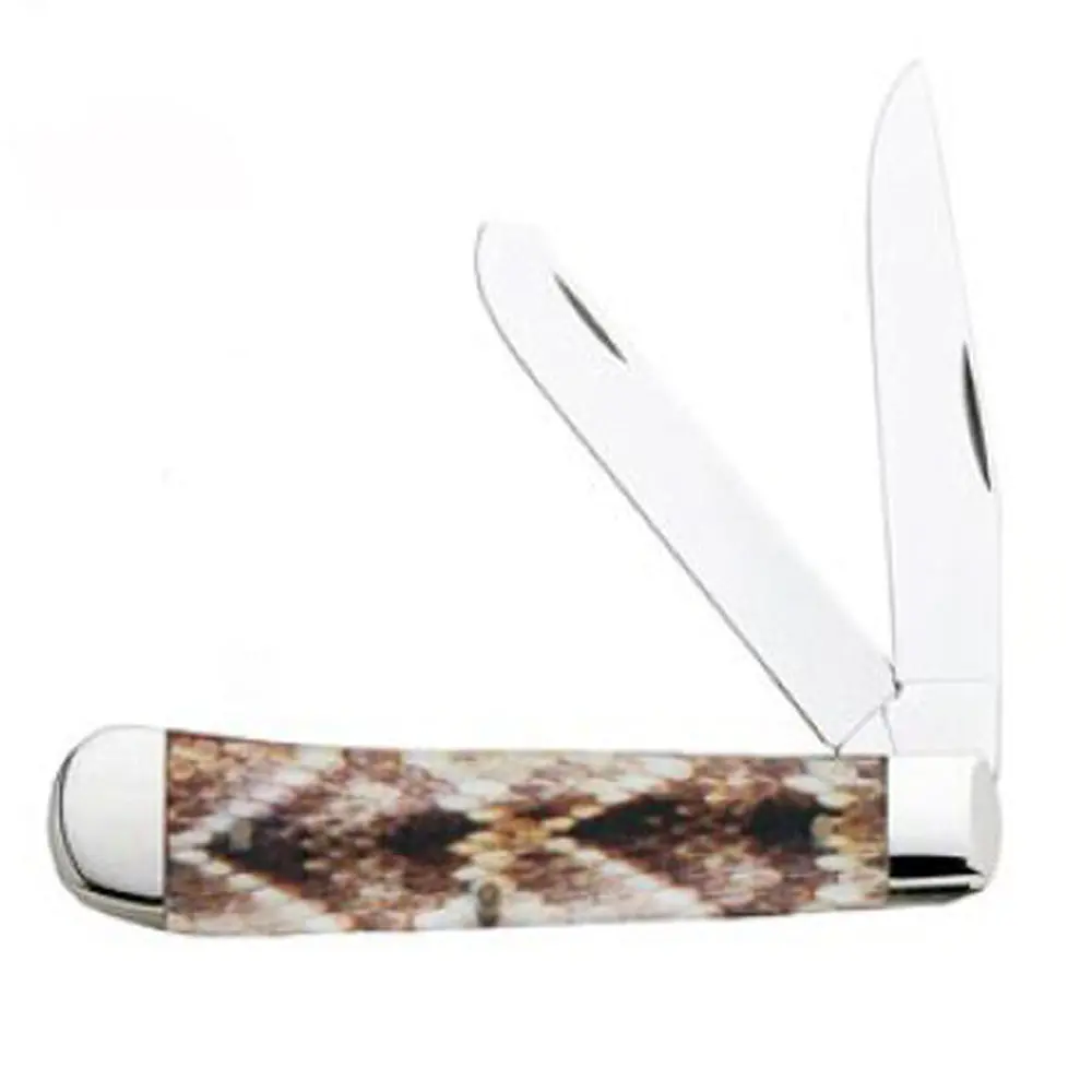Circle Sh Cutlery Stainless Steel 4.5 In Trapper Style Pocket Knife 1