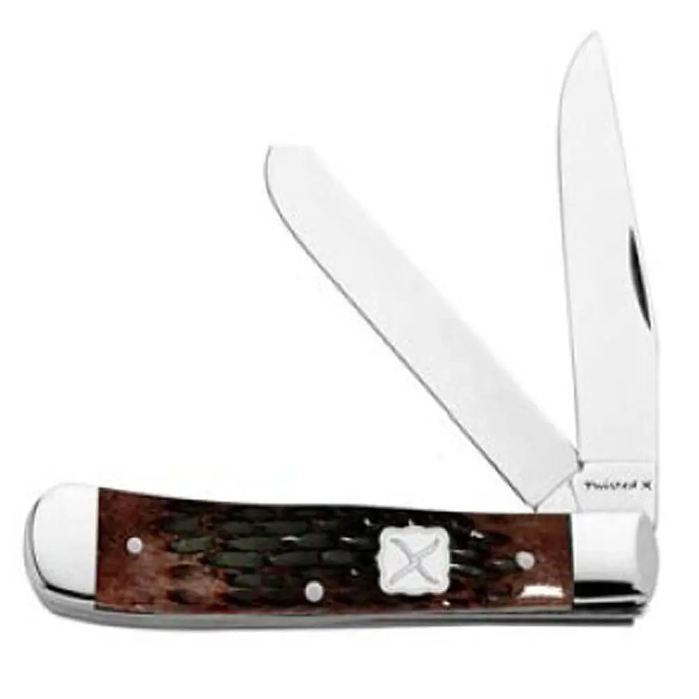 Twisted X Knife Trapper Rootbeer Pocket 1