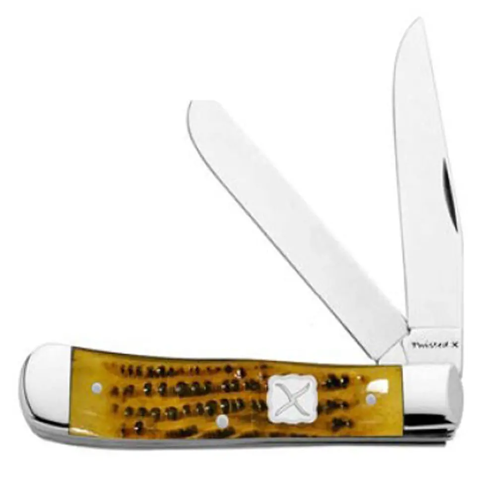 Twisted X Butterscotch Pocket Knife 1