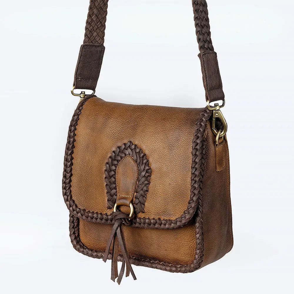 American Darling Cross Body Hair On Full Grain Genuine Leather Western Women Bag Handbag Purse | Cute 2