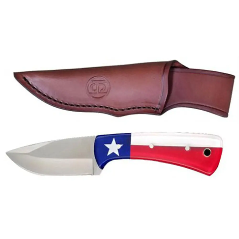 Circle Sh Cutlery Straight Blade Texas Pocket Knife 1