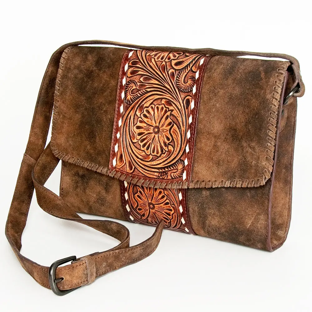 American Darling Clutch Hand Tooled Genuine Leather Women Bag Western Handbag Purse 1
