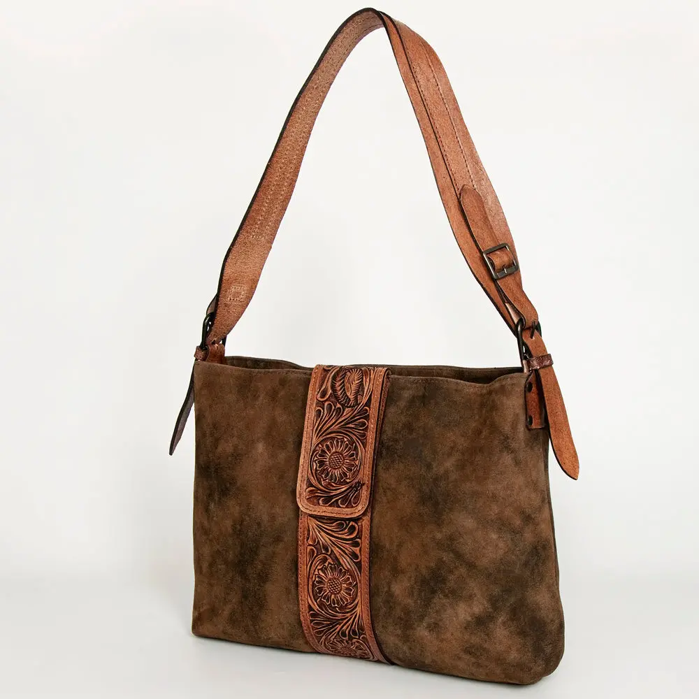 American Darling Hobo Hand Tooled Genuine Leather Women Bag Western Handbag Purse 1