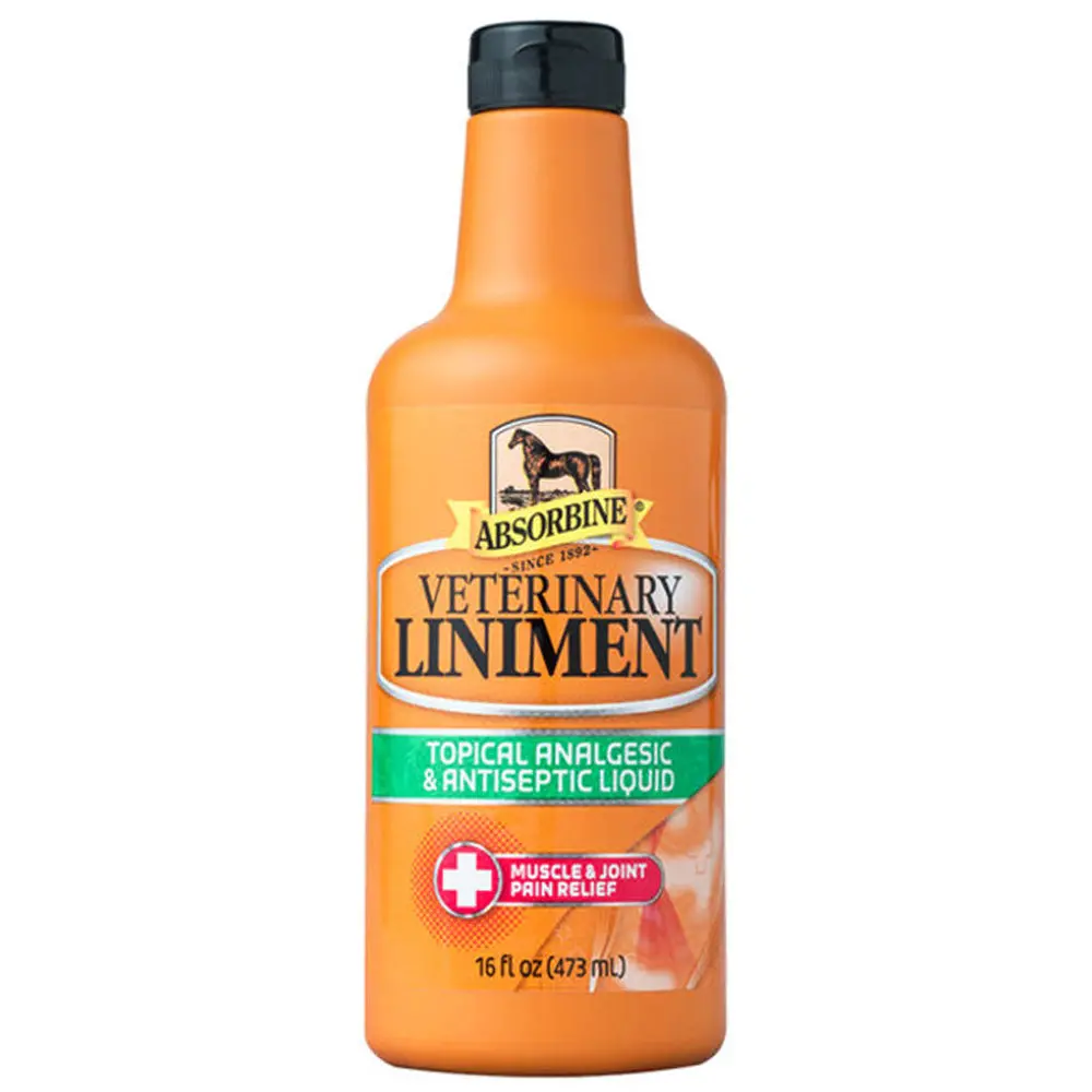 Absorbine Veterinary Liniment Topical Analgesic Antiseptic Liquid 16Oz 1