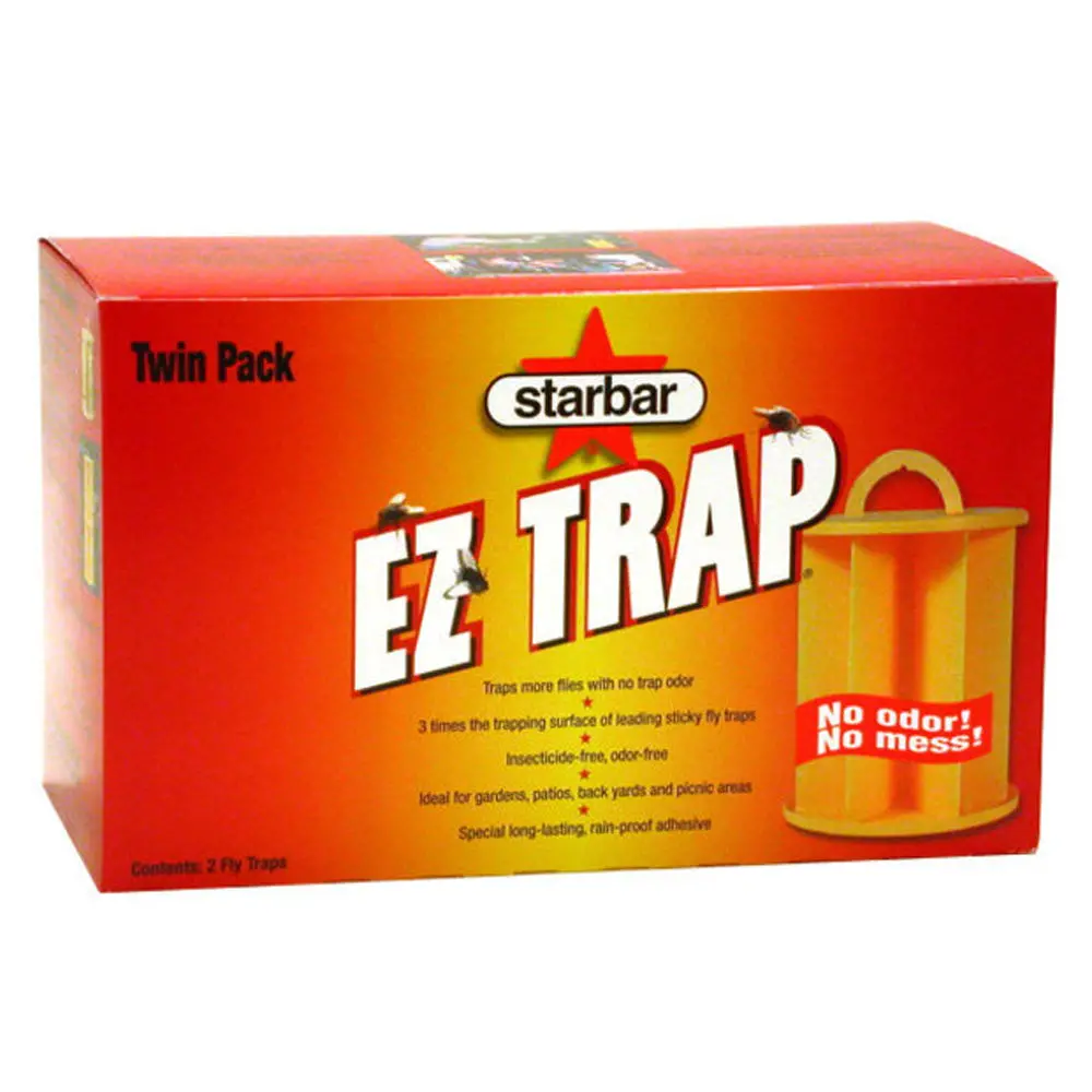 Starbar Ez Sticky Rain Proof Odor Free Mesh Fly Trap Pack Of 2 1