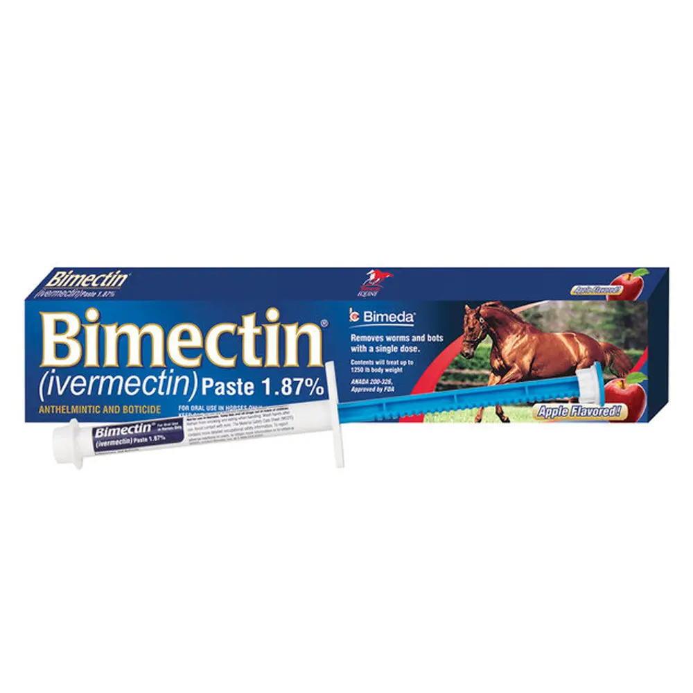 Bimectin 1.87 % Ivermectin Paste Horse Dewormer 1