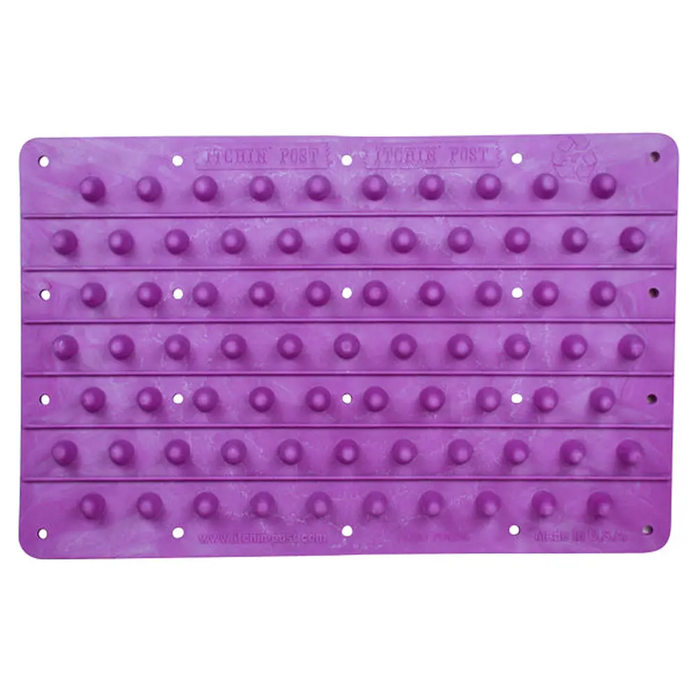C-23"X14" Itchin Post Horse Animal Grooming Pads Made In The Usa Purple 1