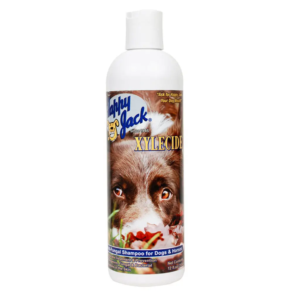 Happy Jack Xylecide Anti Fulgal Antibacterial Shampoo 12Oz 1