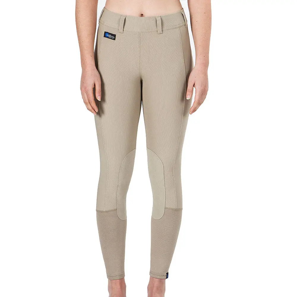 X Lrg Irideon Cadence Stretch Knee Patch Horse Riding Regular Breech Classic Tan 1
