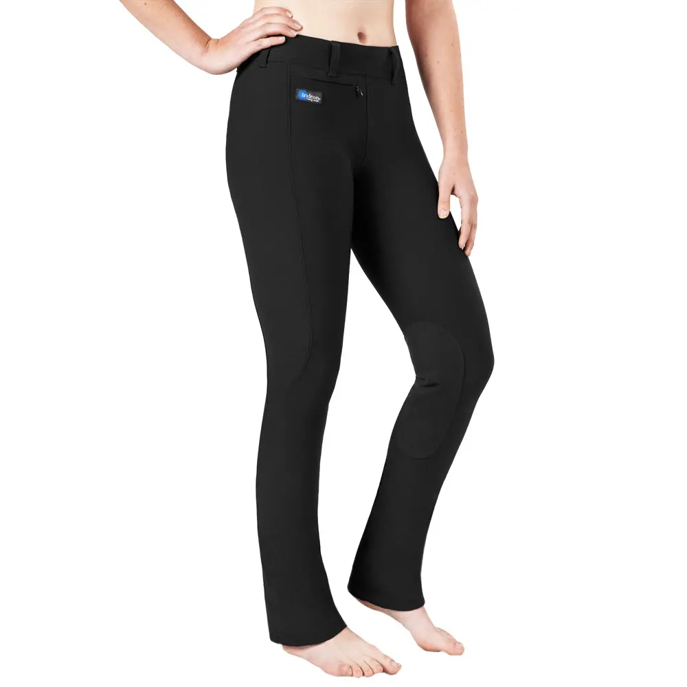 Long Length Irideon Issential Boot Cut Tight Black 1