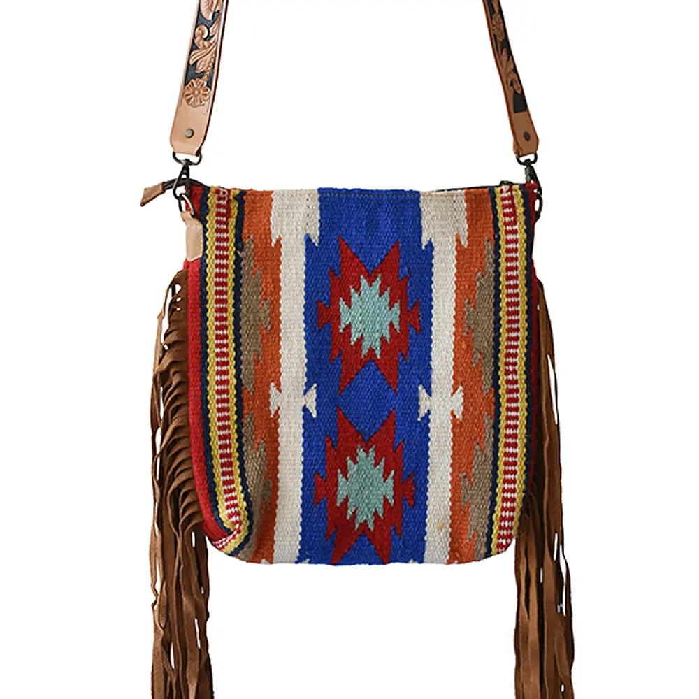 American Darling Crossbody Saddle Blanket Genuine Leather Western Women Bag Handbag Purse | Travel Bags College Casual 1
