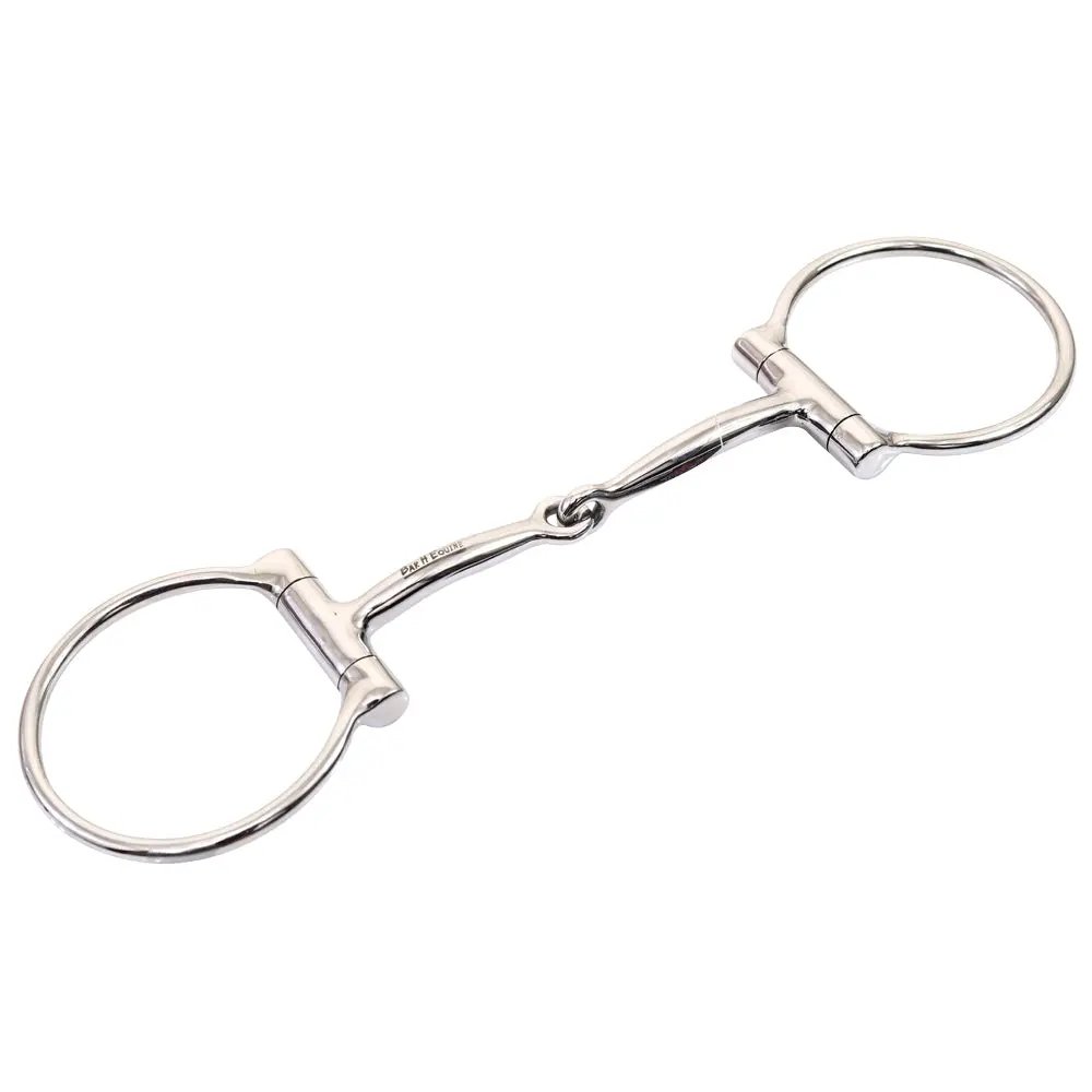 Bar H Equine Stainless Steel Smooth Mouth Broken D Ring Bit | Bits For Horses Horse Snaffle And Bridles 1