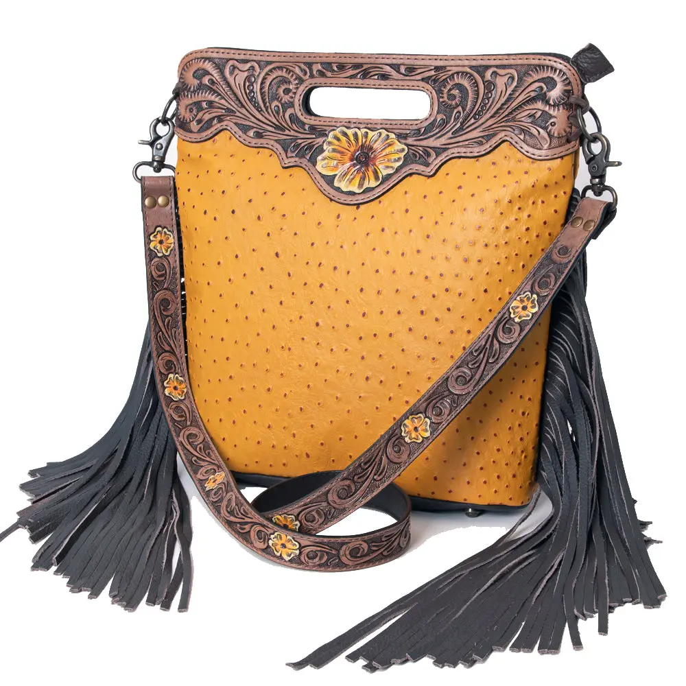 Ohlay Clutch Hand Tooled Genuine Leather Women Bag Western Handbag Purse | Purses For Cute 1