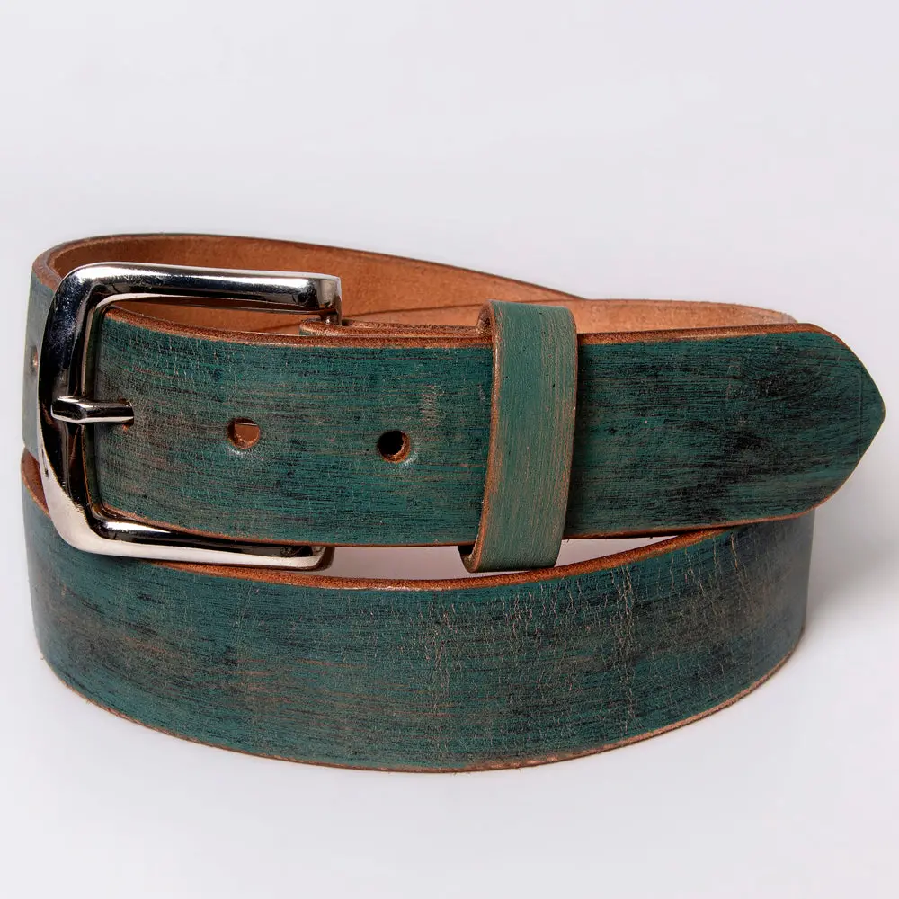 American Darling Full Grain Genuine Leather Belt Men And Women Western With Removable Buckle 1