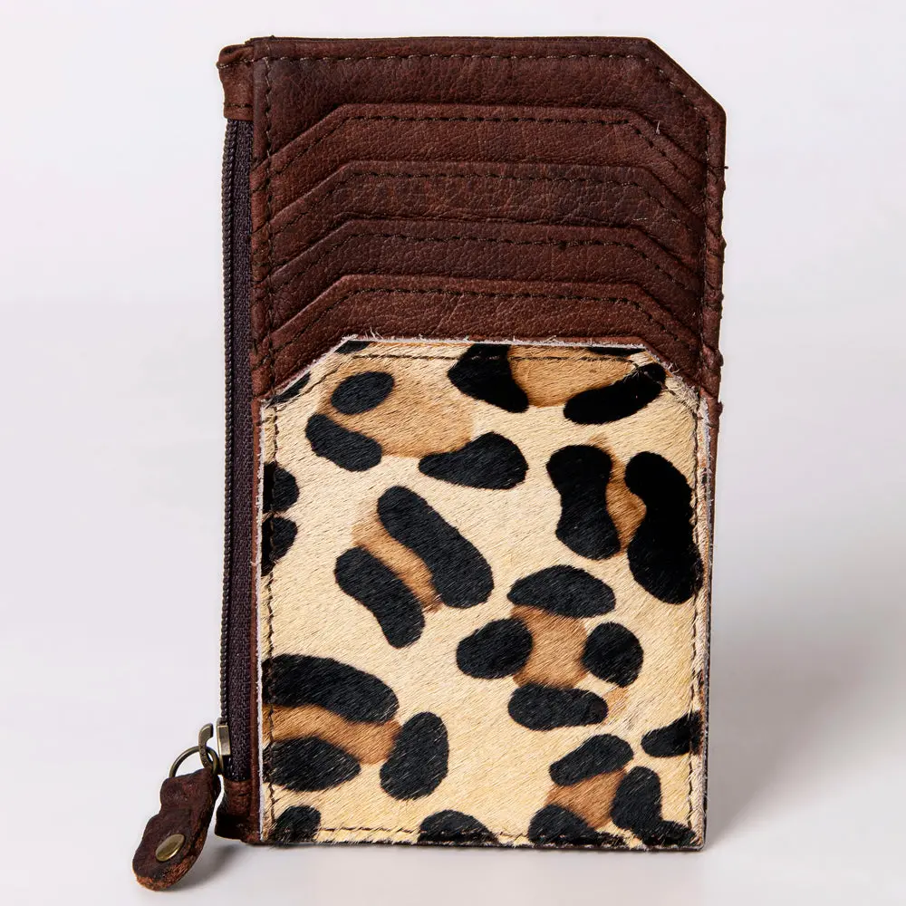 American Darling Card Holder Hair On Genuine Leather | Business Credit 1
