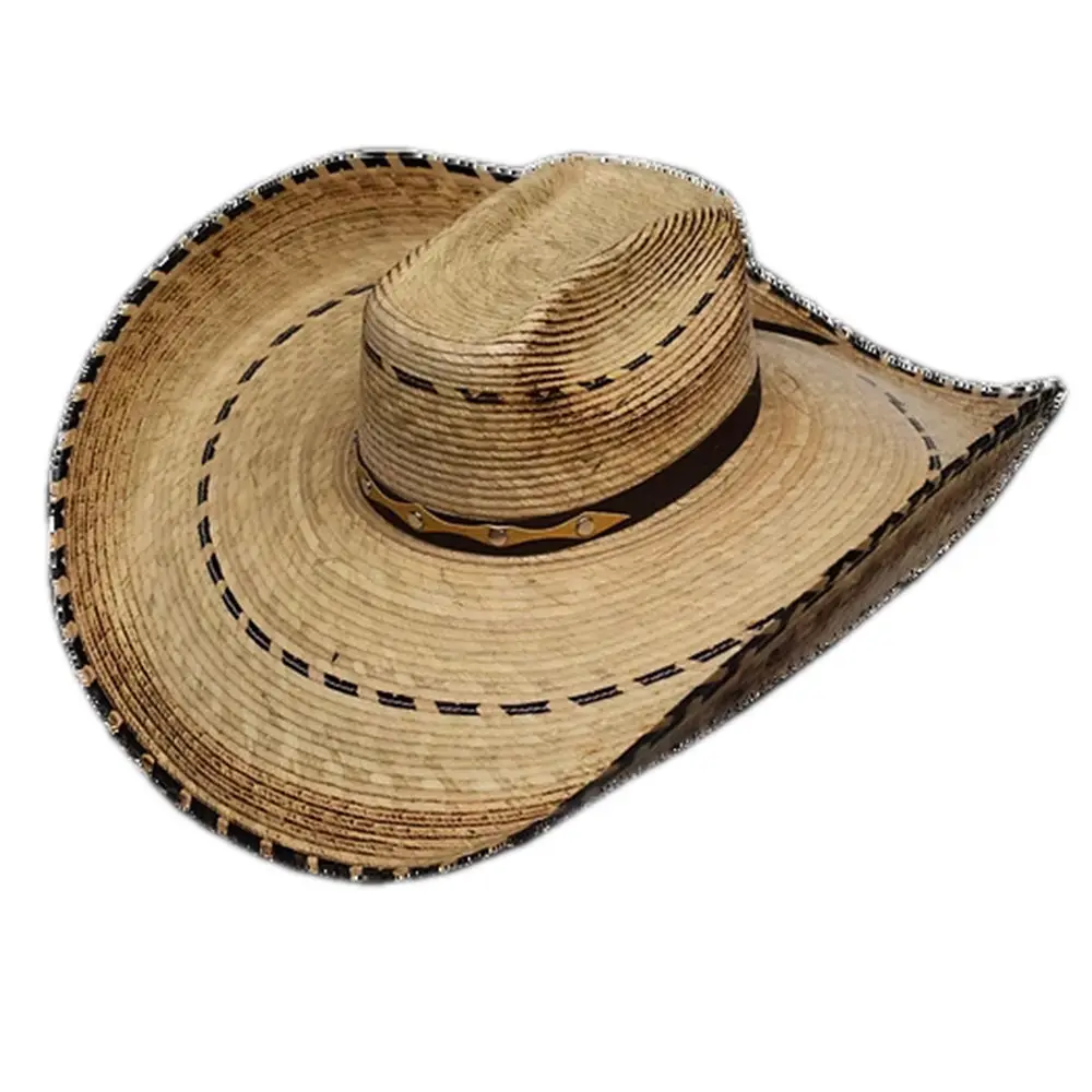 Lonestar Straw Cowboy Hat For Men & Women Breathable Western Wide Brim For Sun Protection 1