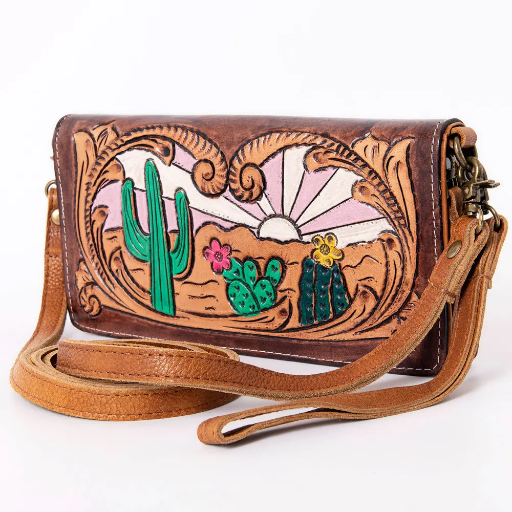 Ohlay Bags Kbm101b Organiser Hand Tooled Genuine Leather Women Bag Western Handbag Purse 1