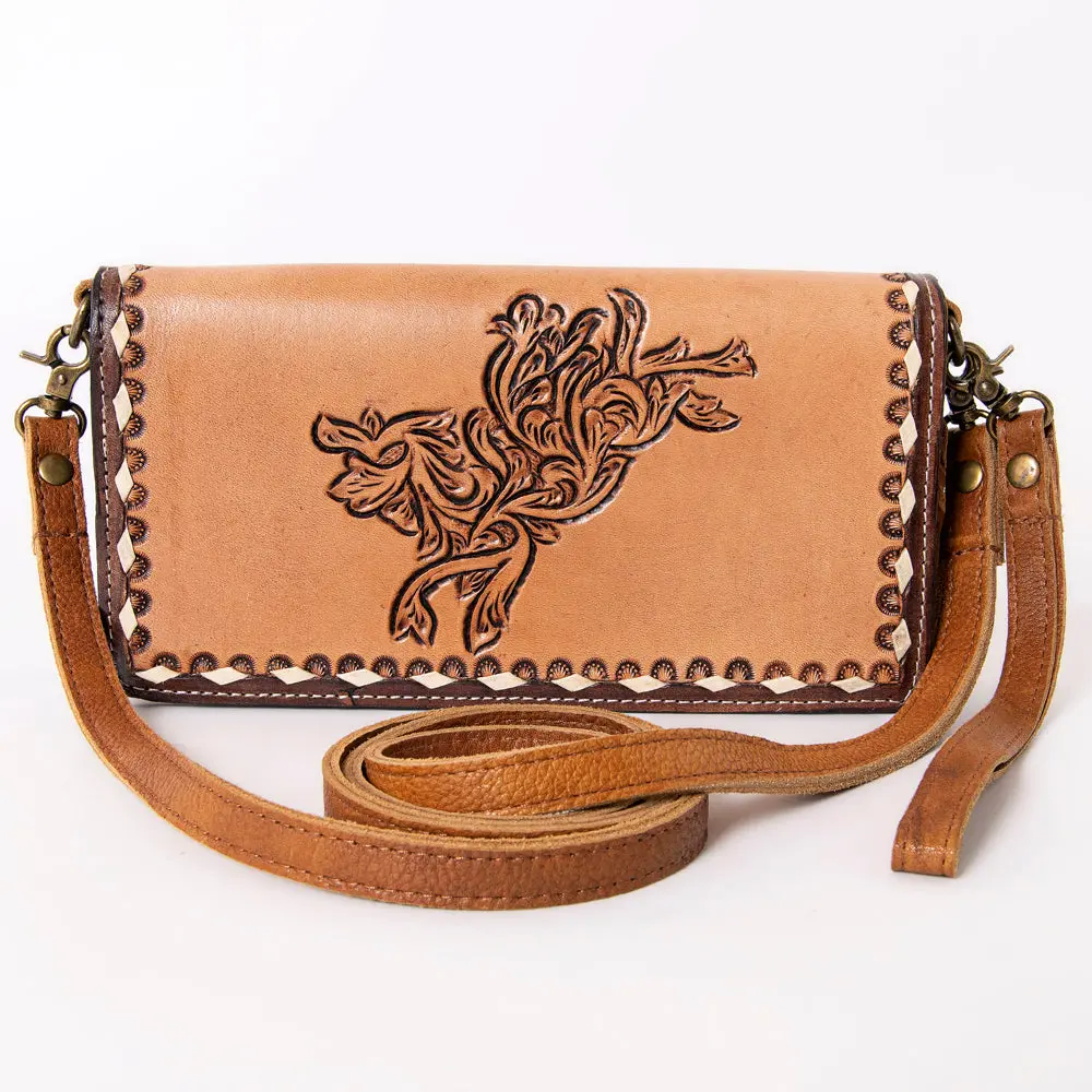 Skbm101f Ohlay Western Genuine Leather Hand Tooled Women Organiser Bags 2