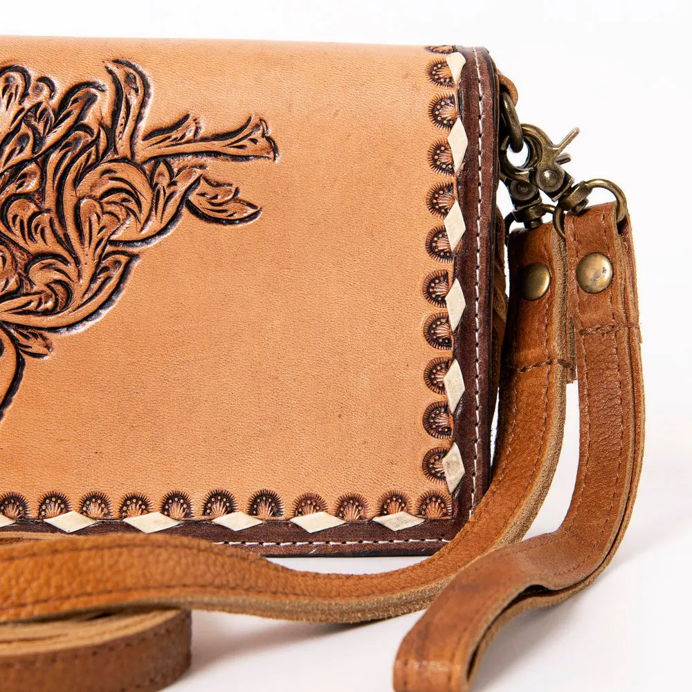 Skbm101f Ohlay Western Genuine Leather Hand Tooled Women Organiser Bags 3
