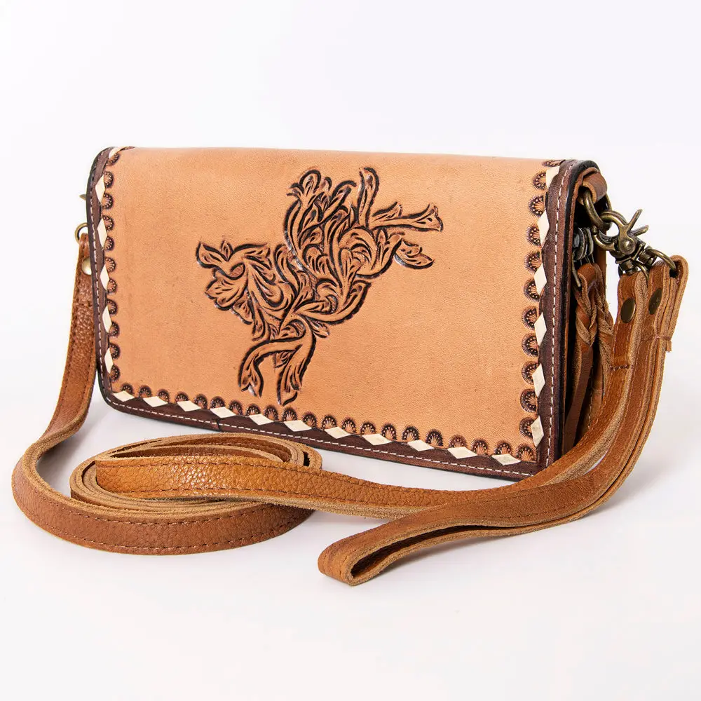 Skbm101f Ohlay Western Genuine Leather Hand Tooled Women Organiser Bags 1