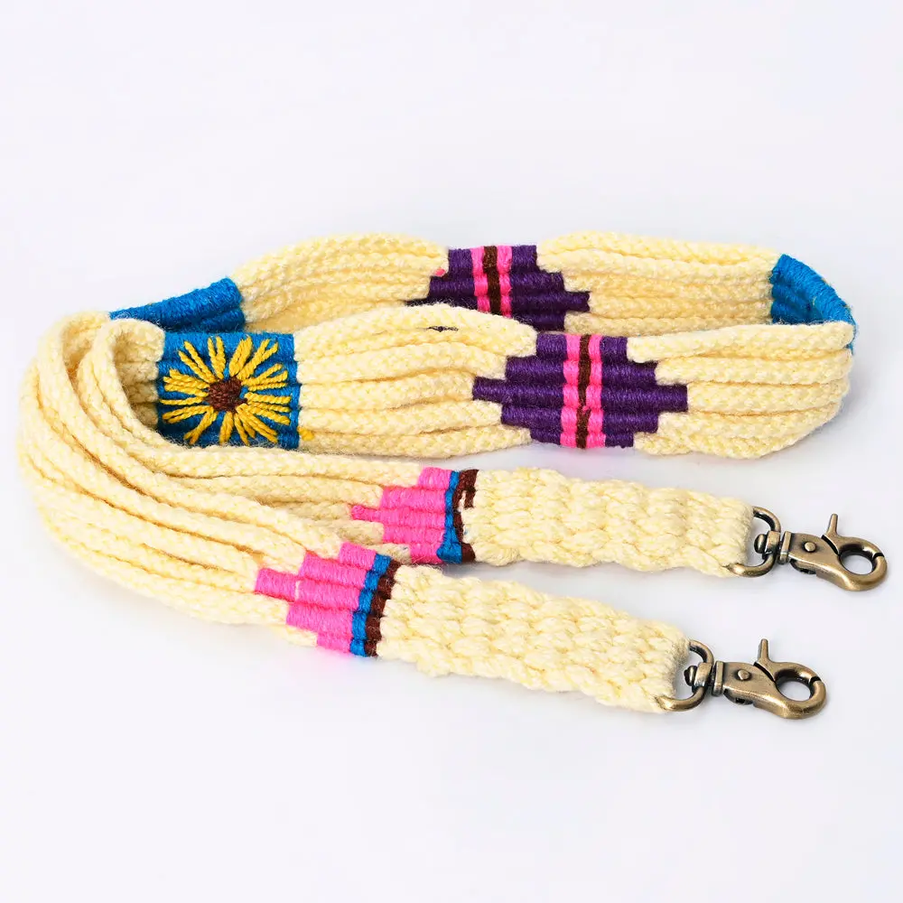 American Darling Hand Braided Wool Strand Crossbody Handle Strap For Bags Phone Wallet Purse Clutch Cellphone Holder 1