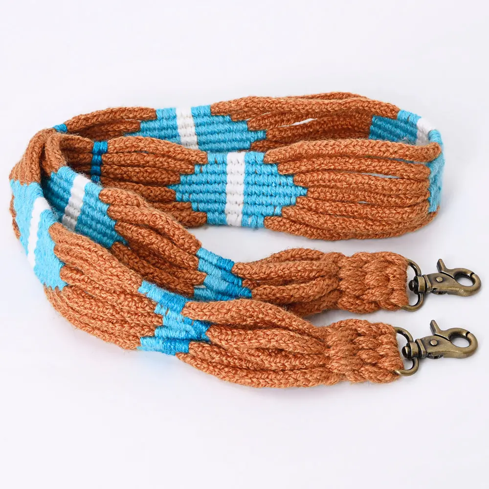 American Darling Hand Braided Wool Strand Crossbody Handle Strap For Bags Phone Wallet Purse Clutch Cellphone Holder 1